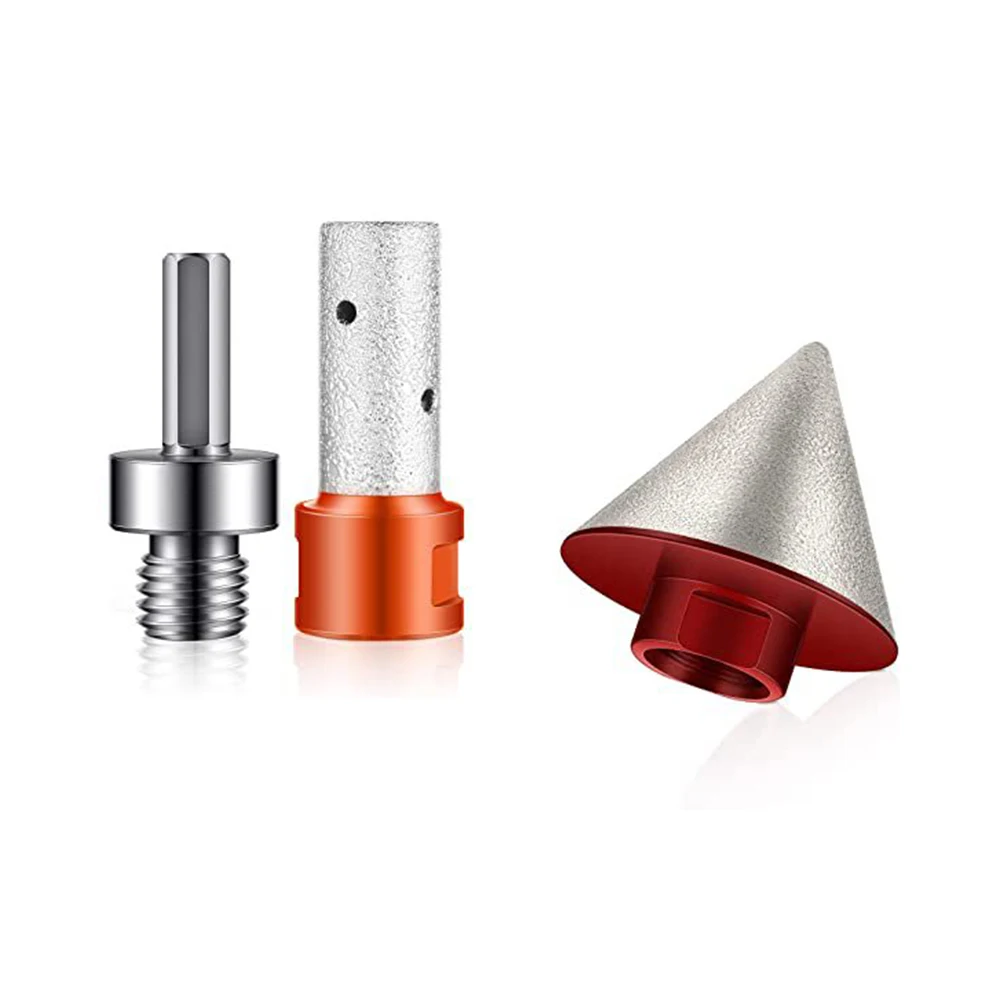 

60 Degree Angle Milling Cutter 48mm Vacuum Brazed Diamond Grinding Head Drill Bits Stone Tools for Tile Ceramic Marble
