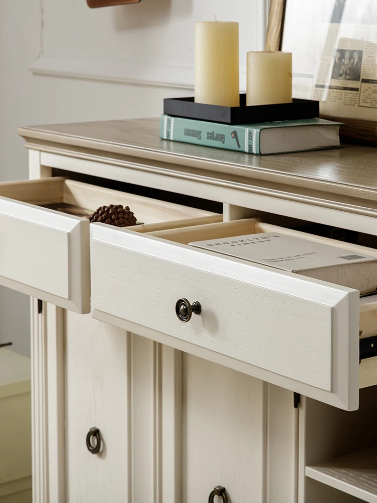 Американский Средиземноморский шкаф для обуви домашний шкафчик балкона из