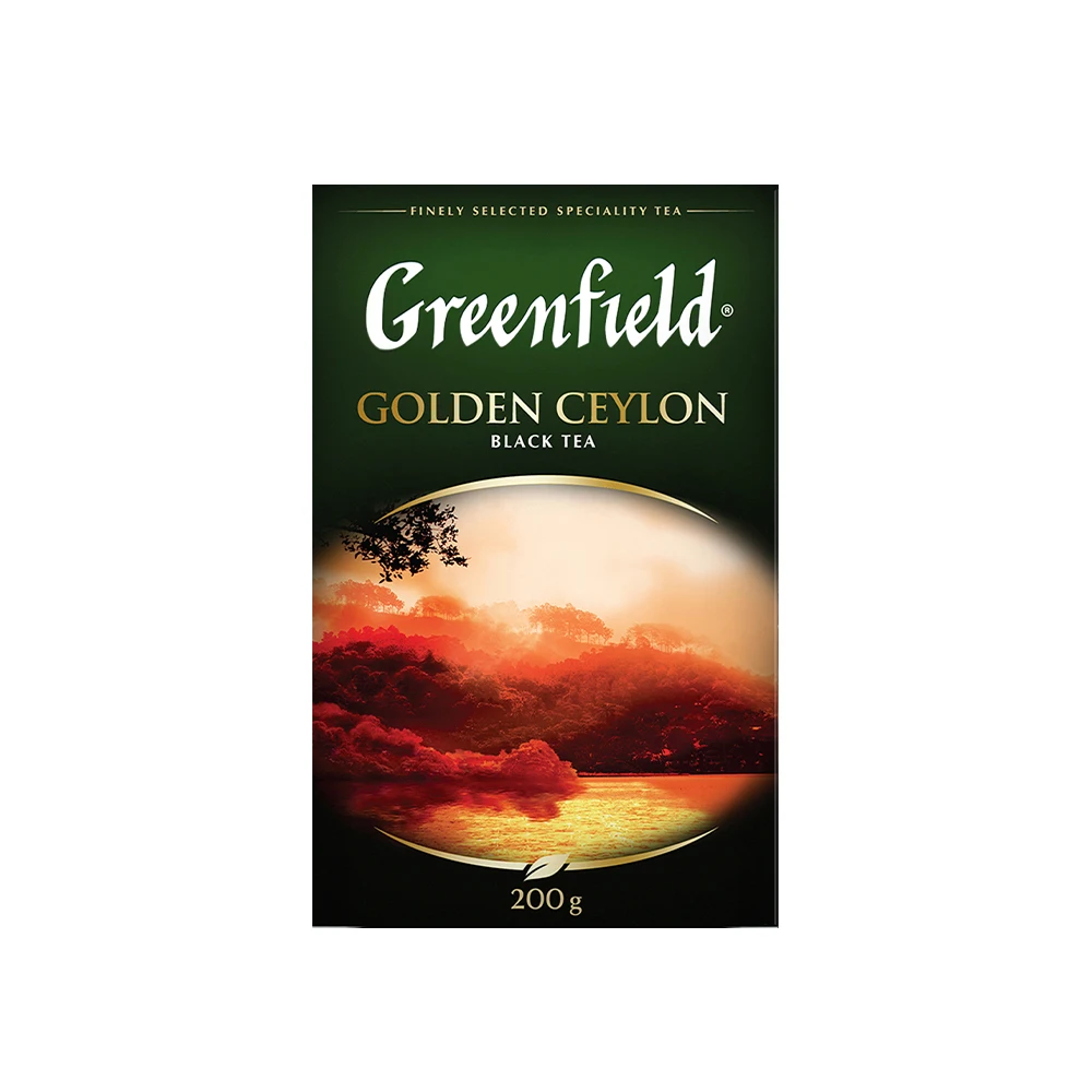 Tea Black Greenfield Golden Ceylon Sheet 200g | Продукты
