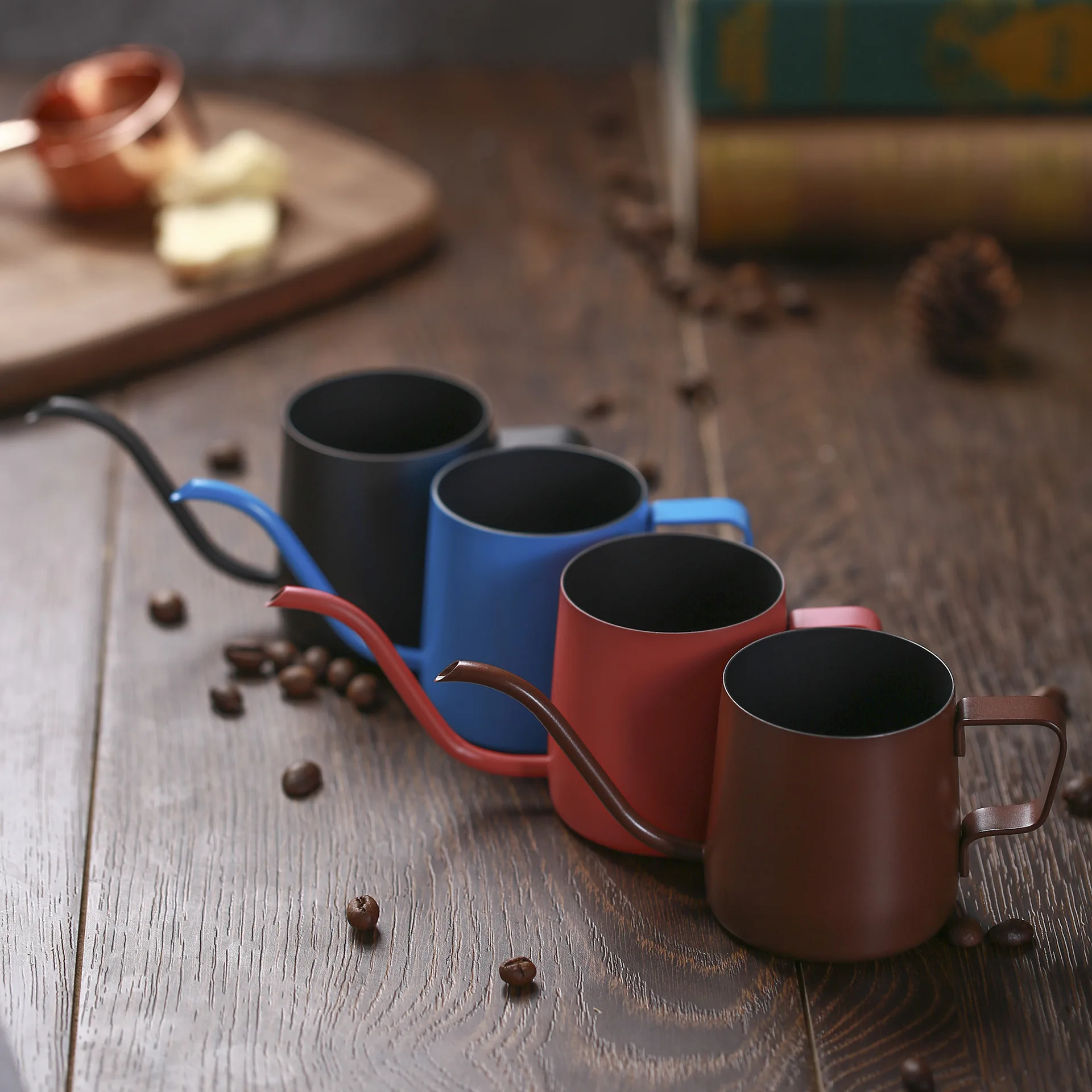 

Coffee Drip Kettle Gooseneck Long Narrow Pour Over Spout Mini Hanging Ear Coffee Tea Pot 250ml/350ML Hand Brewing Coffee Maker