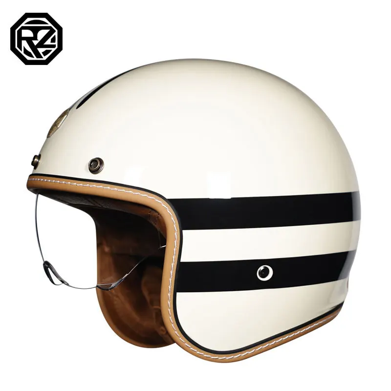 Шлем с открытым лицом для мужчин и женщин шлем в стиле ретро или полушлем лето 3/4