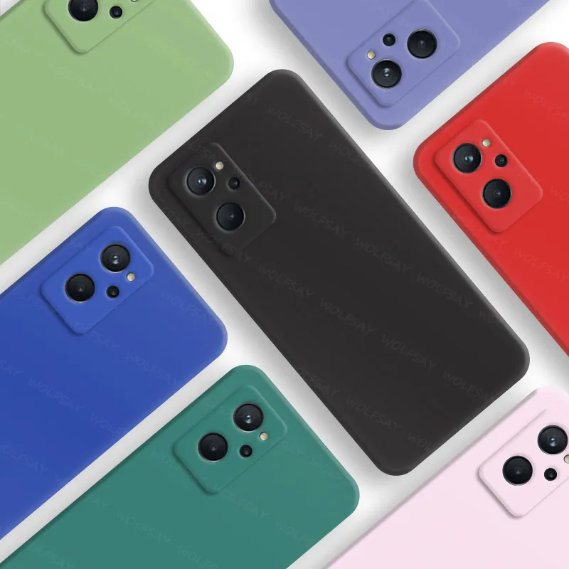 Чехол для Realme 9i чехол новый оригинальный противоударный бампер из жидкого