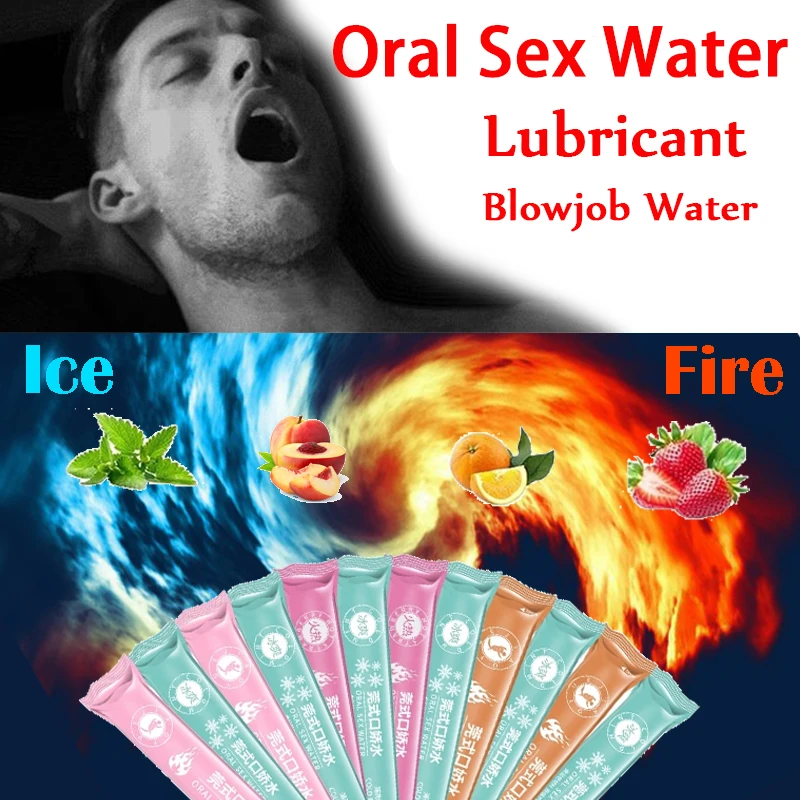 

Oral Sex Water Strawberry Mint Flavor Blowjob Liquid Edible Lubricant Fire Ice Flirt Exciting Sex Toys for Women Men Couple Shop