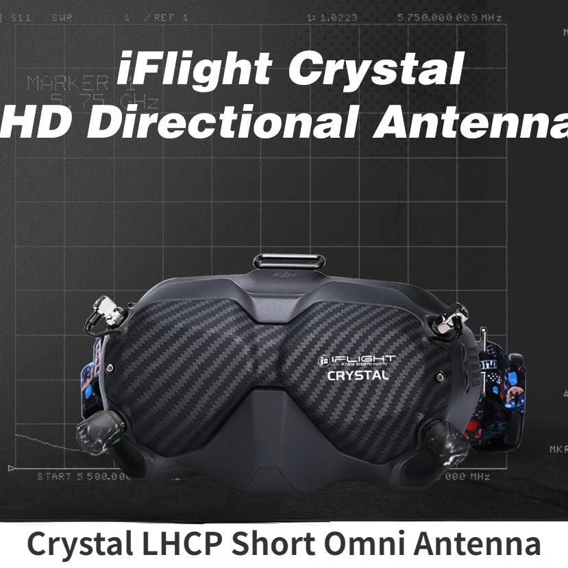 IFlight Crystal HD пластырь 5 8 ггц направленная антенна защитный чехол с кристаллом LHCP