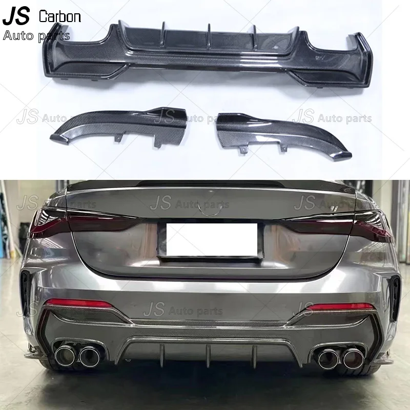 

Спортивный спойлер для BMW 4 серии G22 G23 M, высококачественный задний бампер из углеродного волокна, рассеиватель для губ, комплект для обновления тела