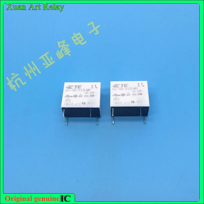 10 шт./лот 100% оригинальное реле: OJ-SH-112LMH 12VDC совершенно новое relay4pins 8A250VAC
