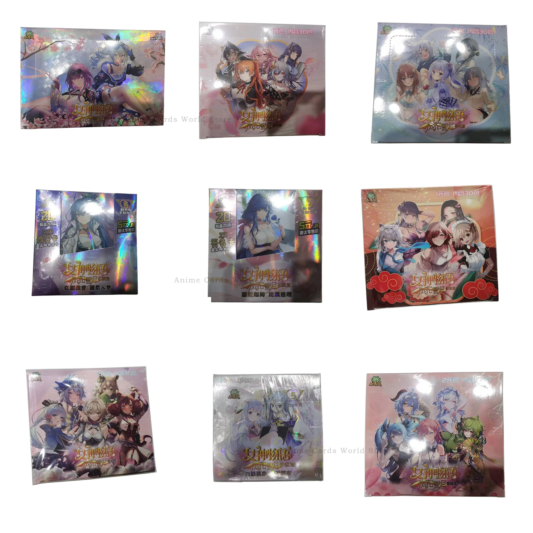 История богини девять романтических карт аниме проект девушка женский купальник