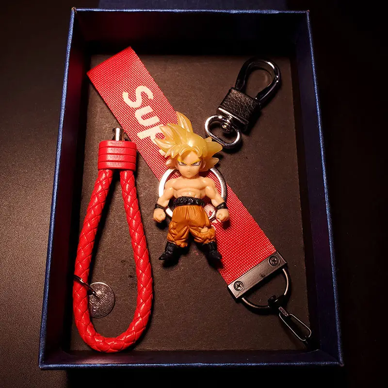 Dragon Ball keychain pendant Goku male car figure animation creative children's holiday gift personality figure wholesale