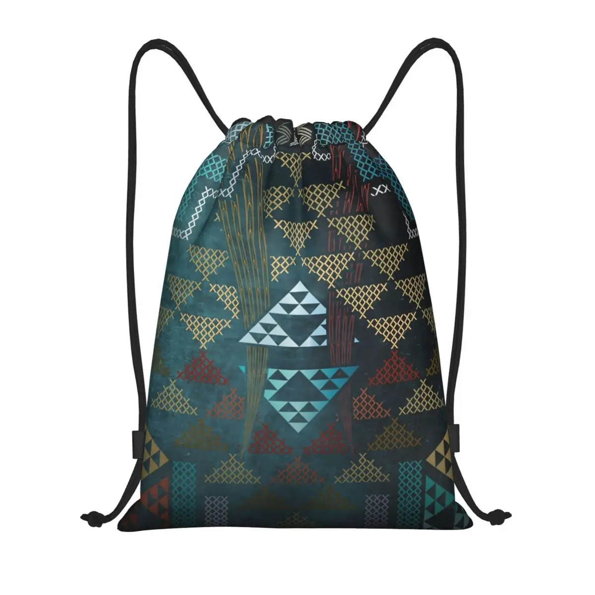 

New Zealand Maoris Drawstring Backpack Sports Gym Bag for Women Men Lineage Training Sackpack