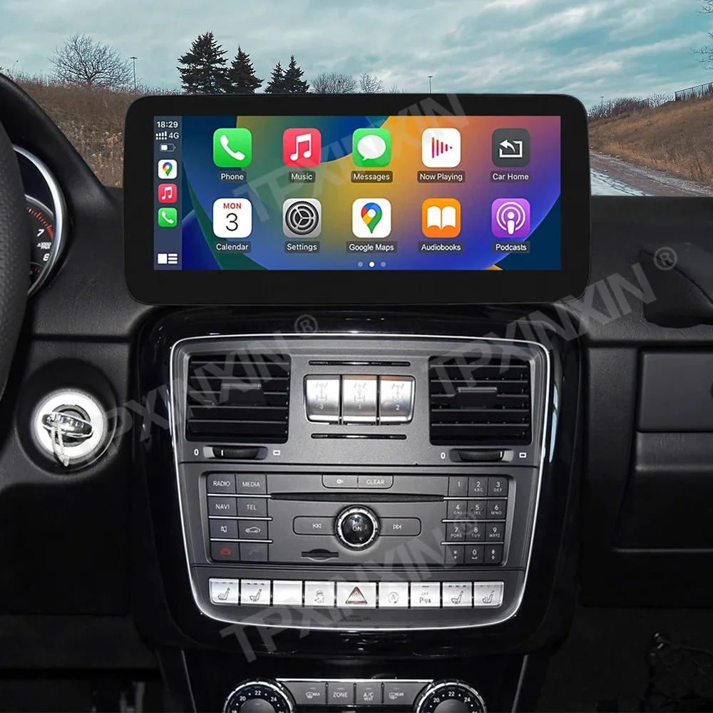 Автомагнитола Linux экран для Mercedes Benz ML W166 GL X166 GLE GLS 2013-2018 беспроводной блок Carplay