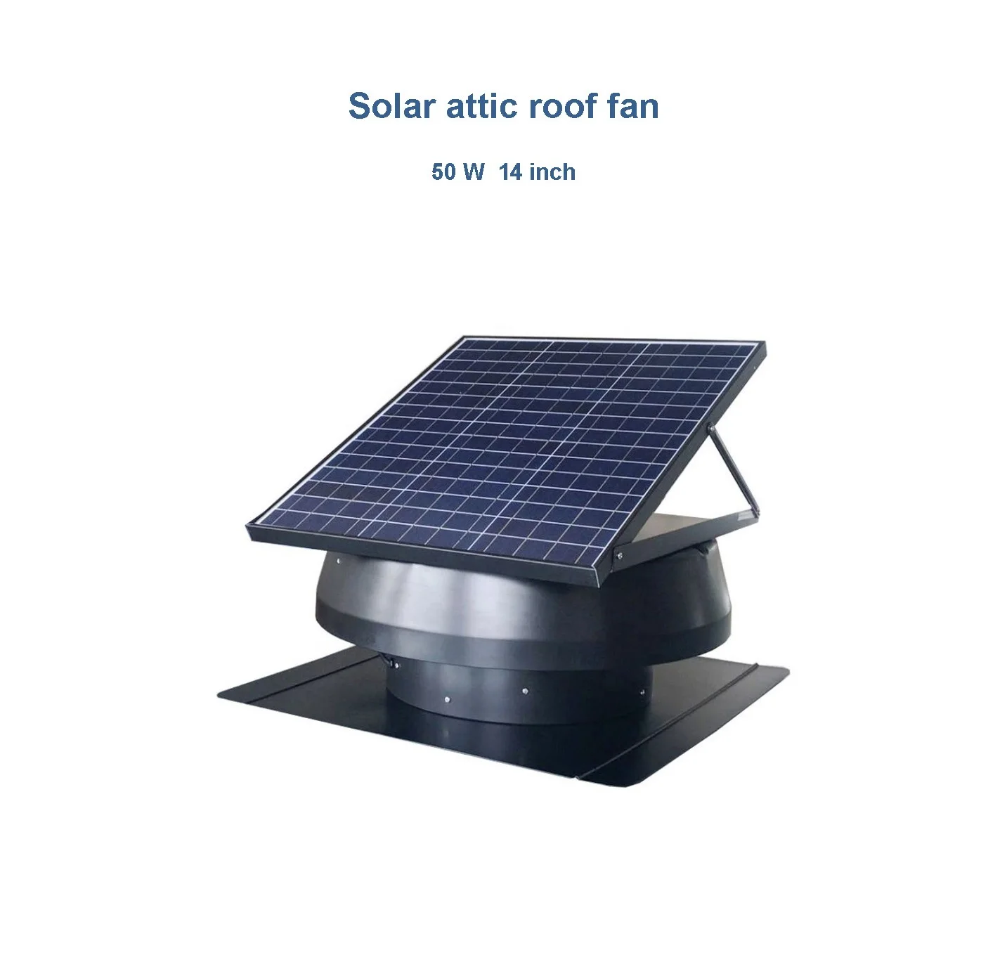

VENT KITS RENEWABLE ENERGY 50W strong power DC new product solar energy green for house factory roof fan