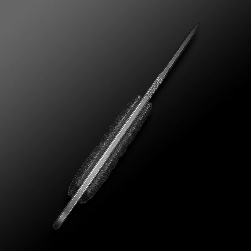 Защитный фиксированный нож DICORIA DC53 лезвие ручка из льна и мекарты тактический для