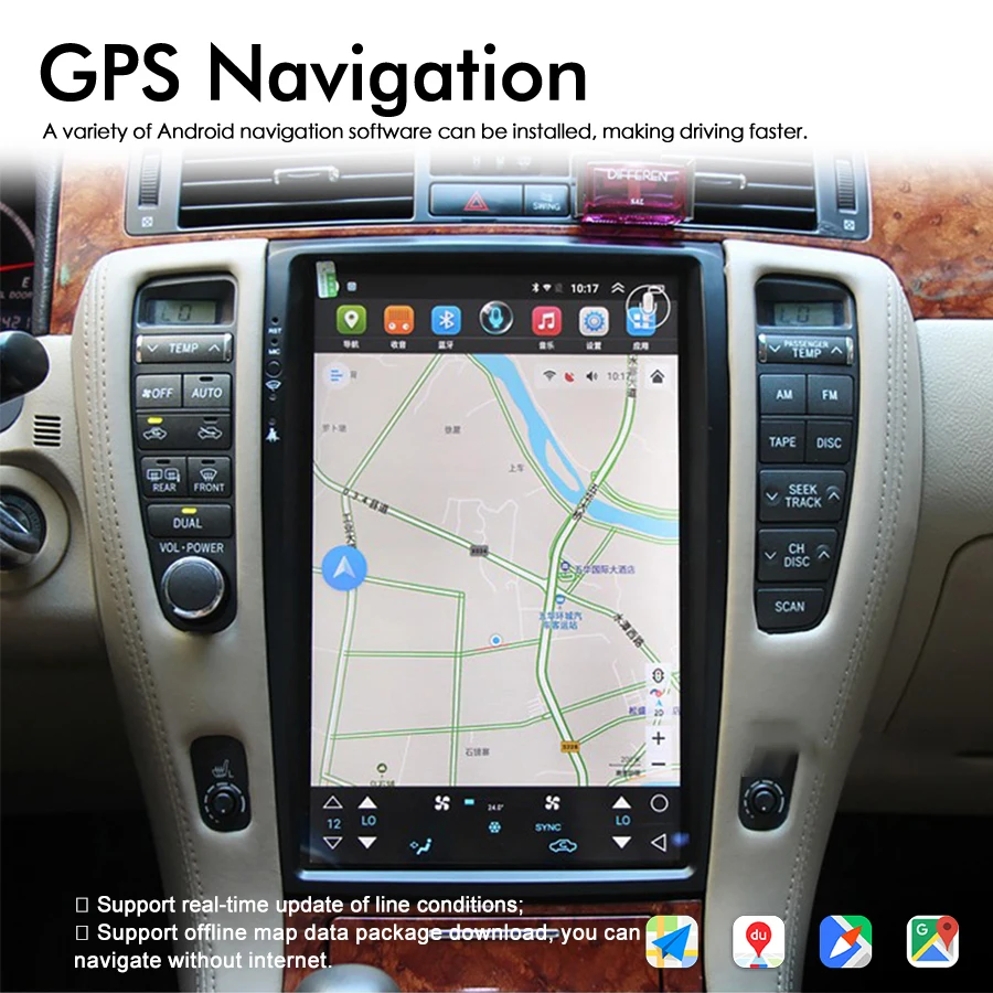 Автомагнитола 12 8 дюйма с большим экраном Android 11 GPS мультимедийный видеоплеер 180-2005