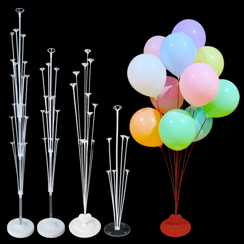 

11/13/19 Tubes Balloons Stand Holder Column Confetti Balloons Happy Birthday Ballon Kids Baby Shower Wedding Party Decoration