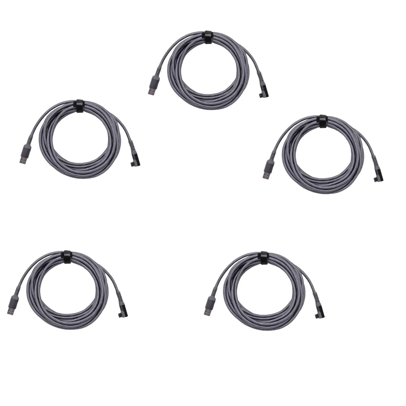 

5 шт. 5 м зарядный кабель для Oculus Quest 2 Link гарнитура USB 3.0 Type C передача данных Type-C на USB-A Cord