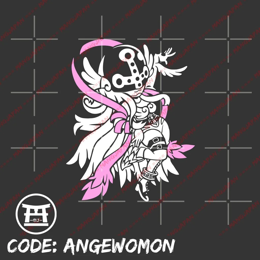 Футболка distro anime ANGEWOMON/серия ANGEL MON - DIGIMON 100% хлопок чесаный 30s
