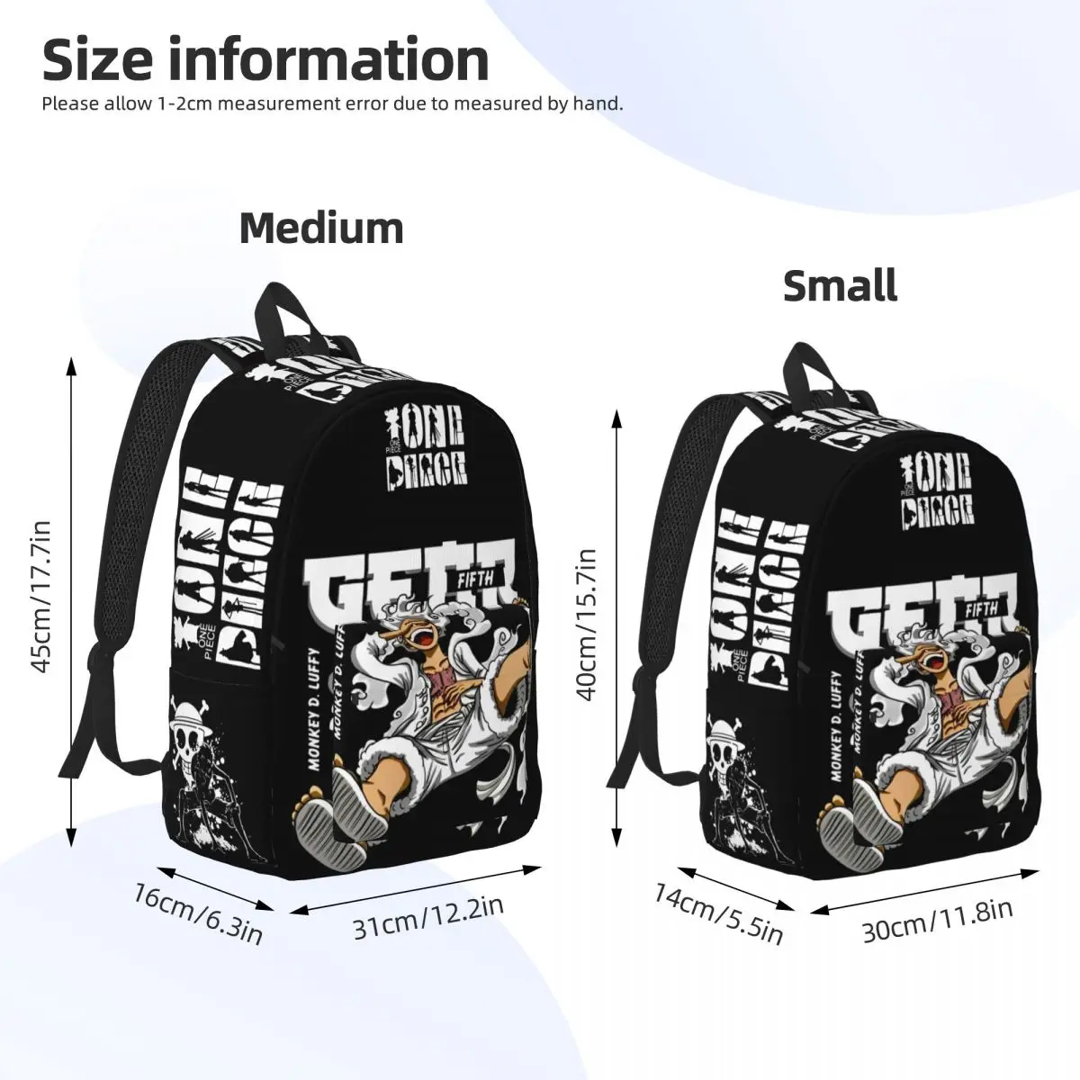 Рюкзак Zoro And Luffy для мужчин и женщин школьный ранец подростков японский аниме