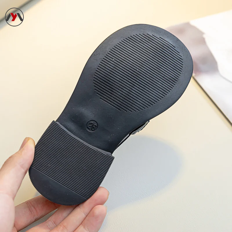 Туфли DUDU детские для принцесс дышащие ботинки Мэри средней длины на липучке