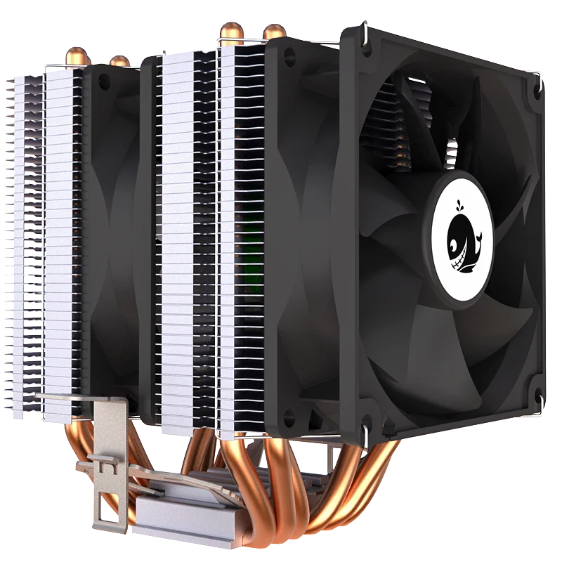 6 Heat Pipes CPU Cooler 4 Pin PWM RGB PC Quiet Intel LGA 1700 2011 2011-3 1200 1150 1151 X79 X99 E5 AMD AM3 AM4 CPU Cooling Fan