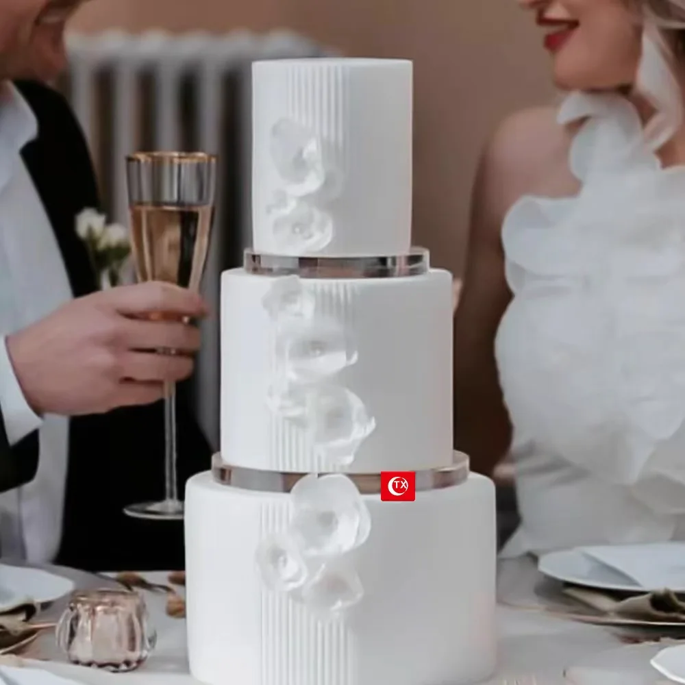 이ронированные акриловые прозрачные подставки для разделения тортов толщиной 1 5