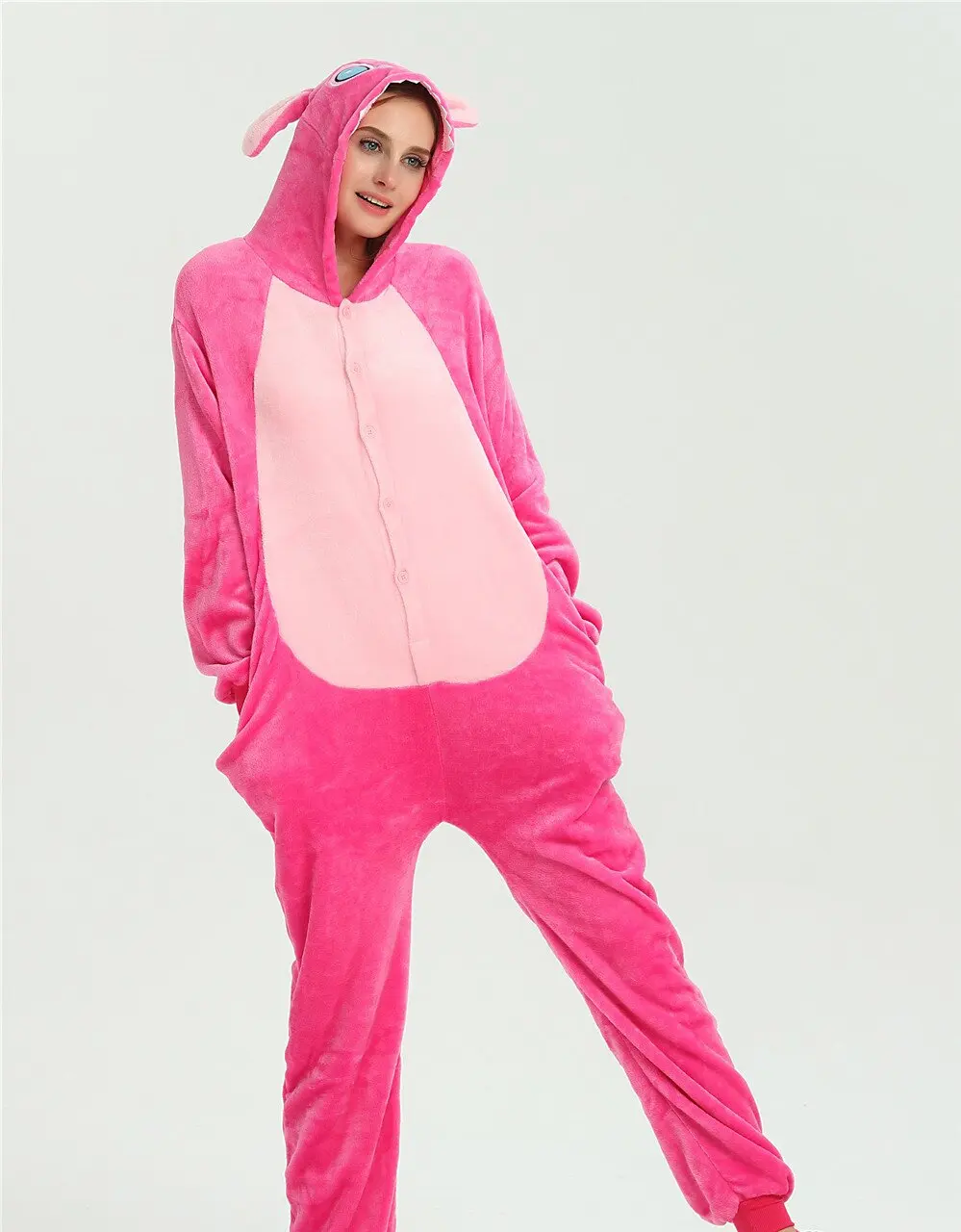 Косплей-костюм MINISO Stitch Onesies в виде животного Пижама для взрослых цельная с