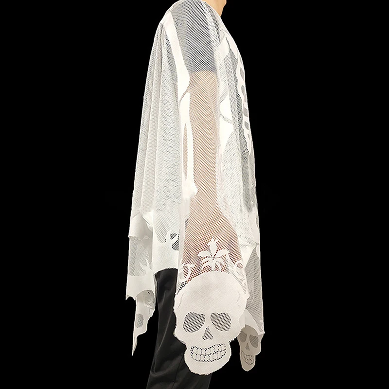 Украшение на Хэллоуин кружевная паутина полка летучей мыши тканевая шаль камин