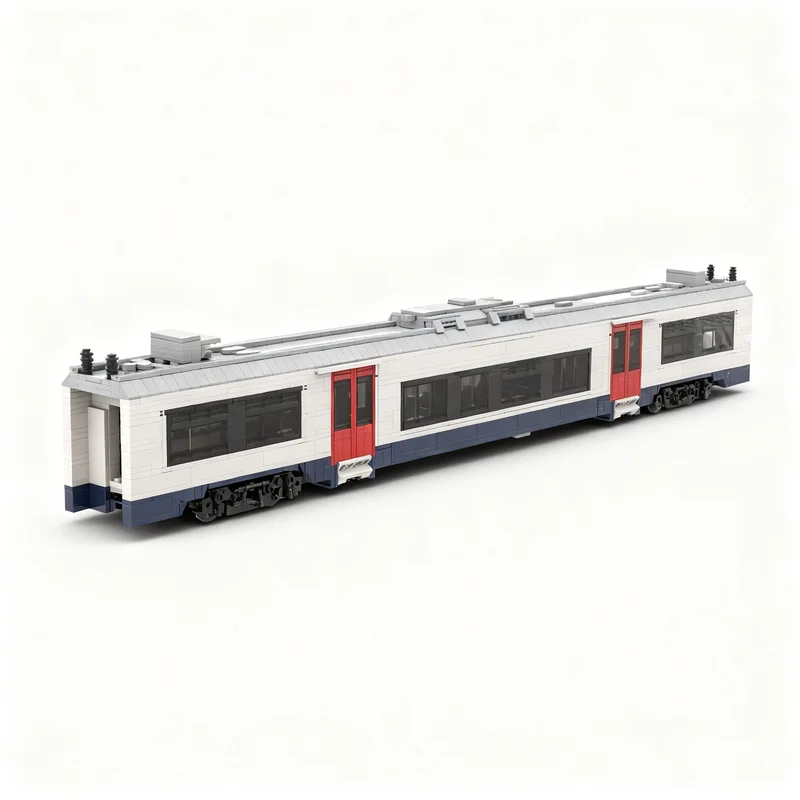 Фото 7136 деталей MOC: Модель поезда Siemens Desiro класса 08 (Бельгия), конструктор, архитектурная модель, идея для рождественского подарка, креативный конструктор для детей, сделай сам №2