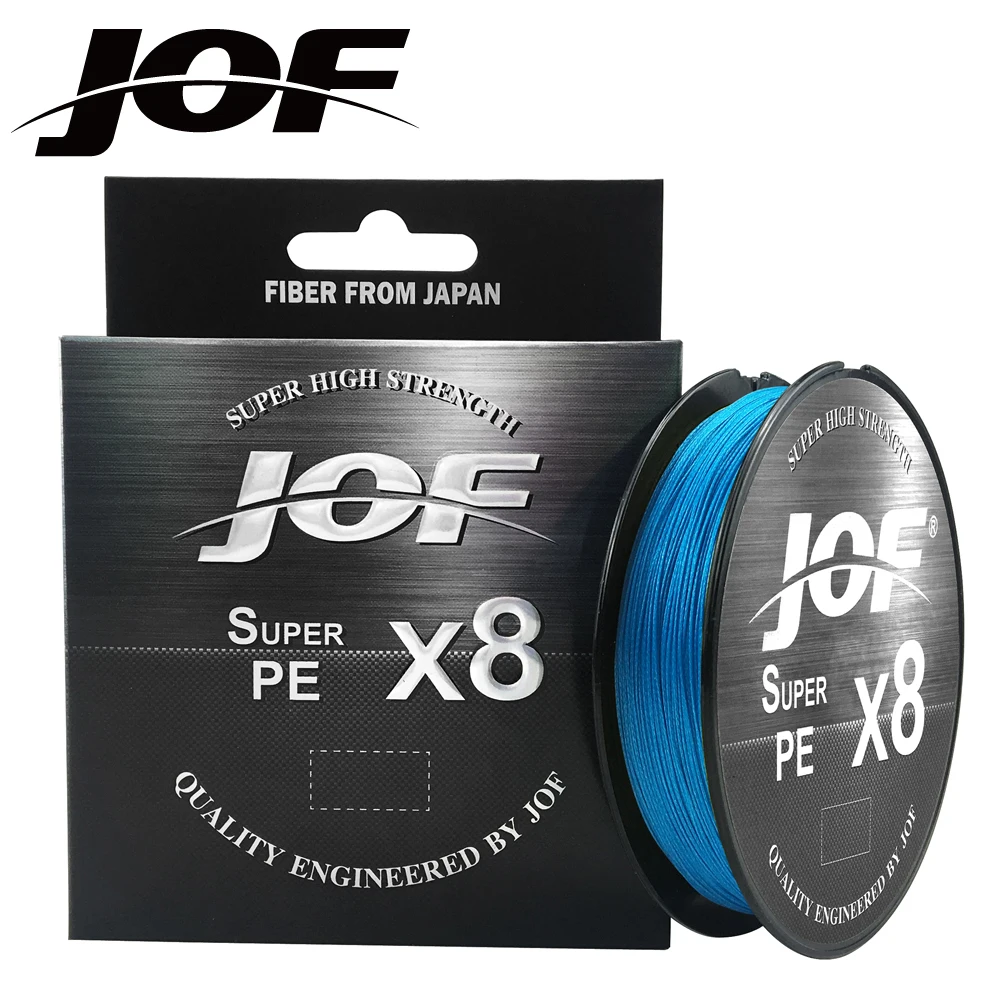 

JOF Braid Fishing line 150M 300M 500M 8 Strands Multifilament Fishing Wire Carp Fishing 15-100lb