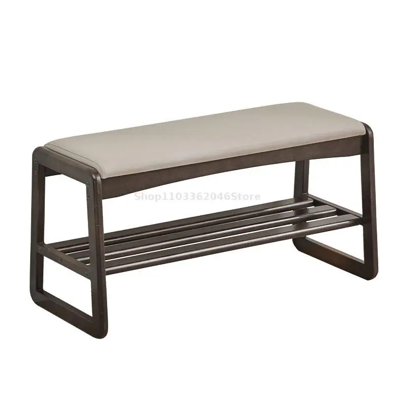 Табурет для смены обуви из цельного дерева домашний табурет переноски низкий