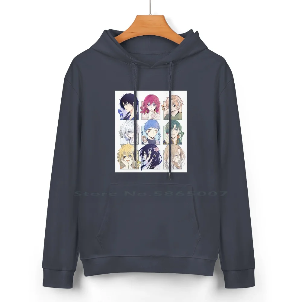 Толстовка Yona Of The Dawn | с капюшоном из чистого хлопка изображением темного дракона