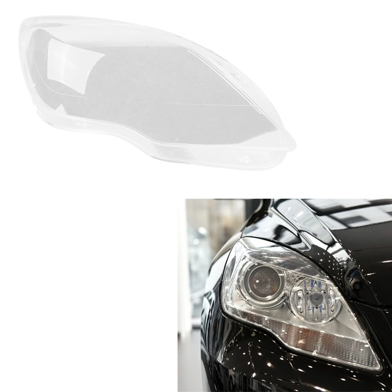 For Mercedes-Benz W251 R300 R320 R350 R400 09-17 Headlight Shell Lamp Shade Transparent Lens Cover