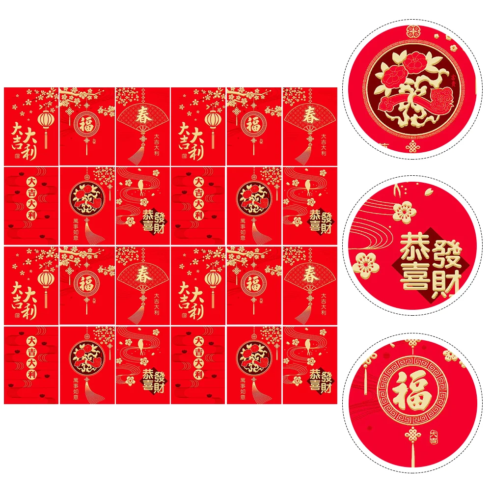 

Red Envelopes Money Year Chinese Envelope New Gift Luckypackets Festival Packet Rabbit Spring Hongbao Luck Wedding Cash China