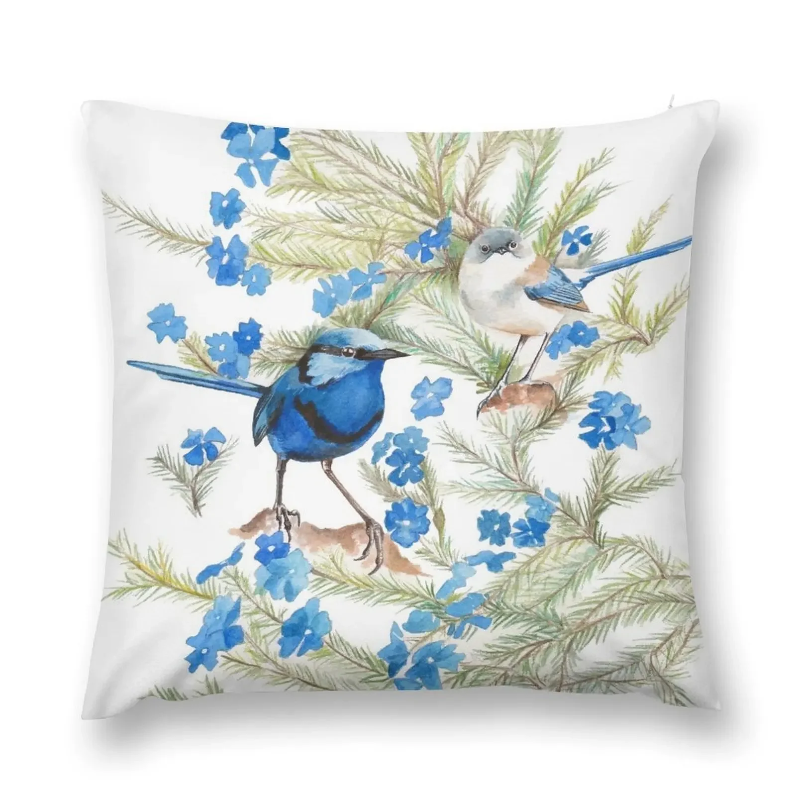 Великолепная подушка Wren &amp Leschenaultia чехол для подушки с вышивкой диванной в стиле