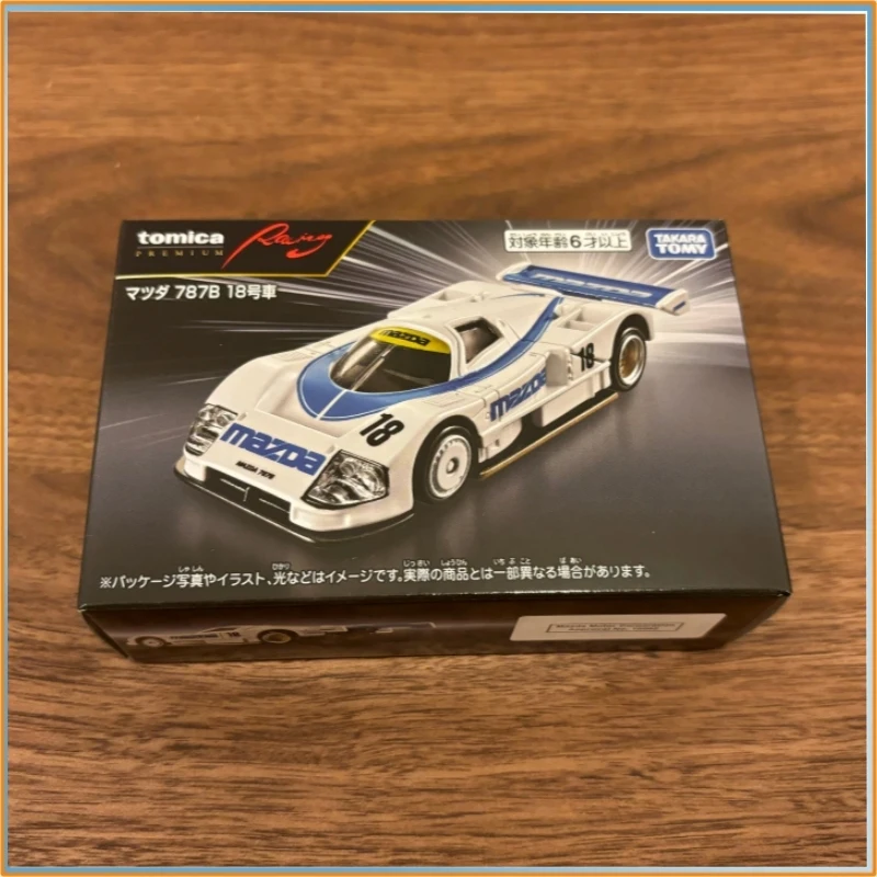 Фото Оригинальная модель автомобиля Tomica из сплава, гоночная Mazda 787b №18, игрушка-модель, подарок №3