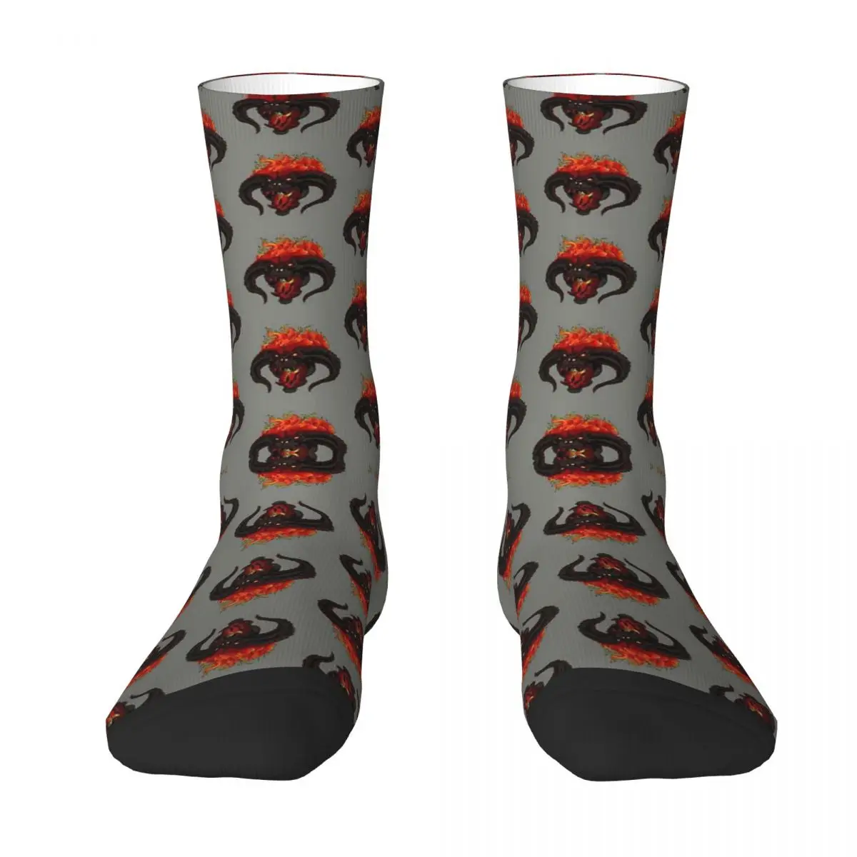 

Balrog Socks Harajuku Sweat Absorbing Stockings All Season Long Socks Accessories for Unisex Gifts