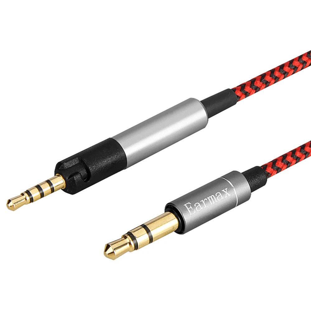 Кабель-удлинитель в нейлоновой оплетке для наушников Sennheiser HD598 HD558 HD518 HD598Cs HD599 HD569