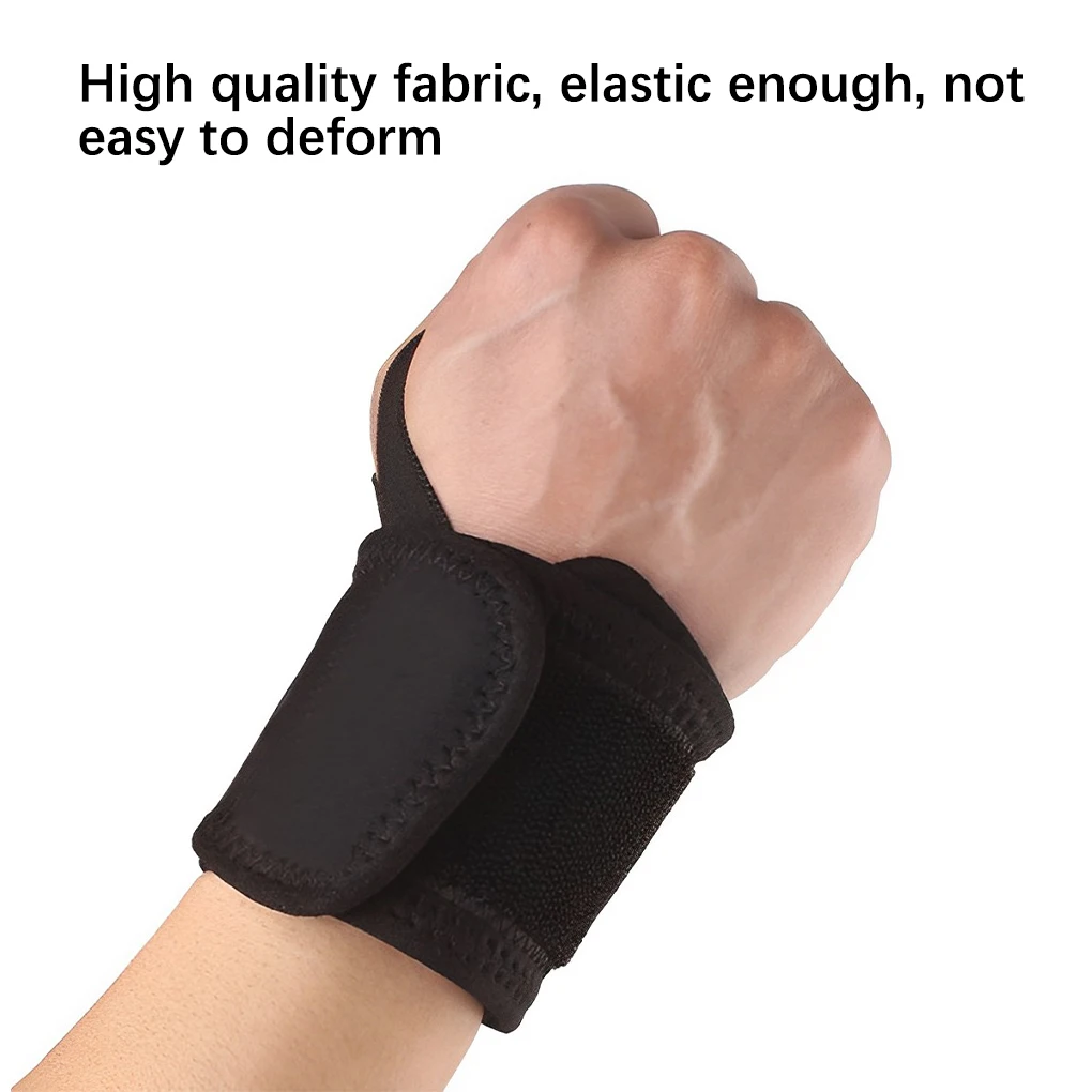 

2 шт., однотонный эластичный бандаж на запястье