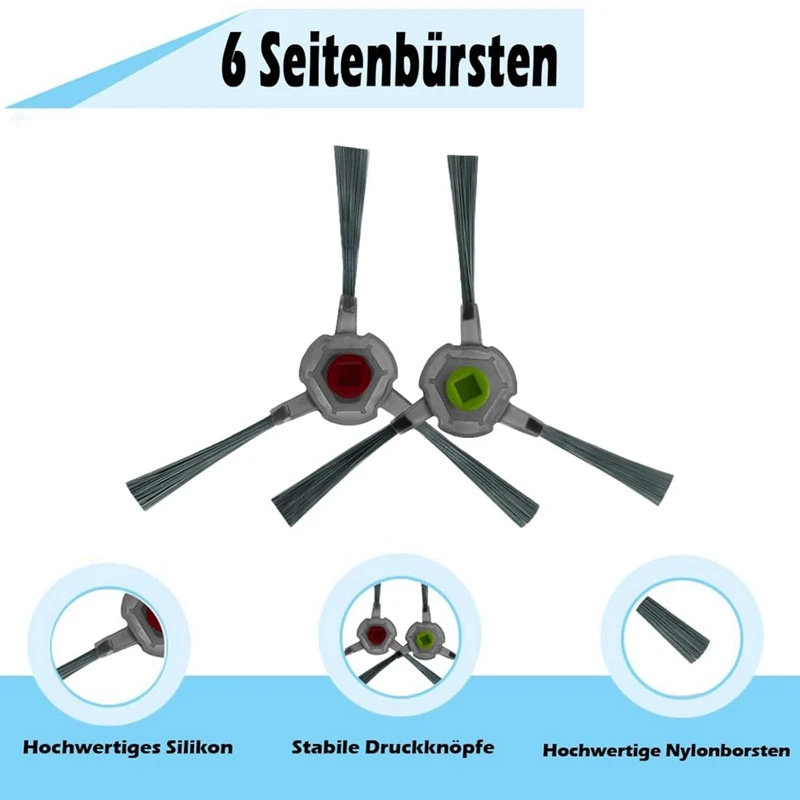 For Airrobo P30 Robot Vacuum Cleaner Main Side Brush Hepa Filter Mop Cloth Replacement Parts Accessories