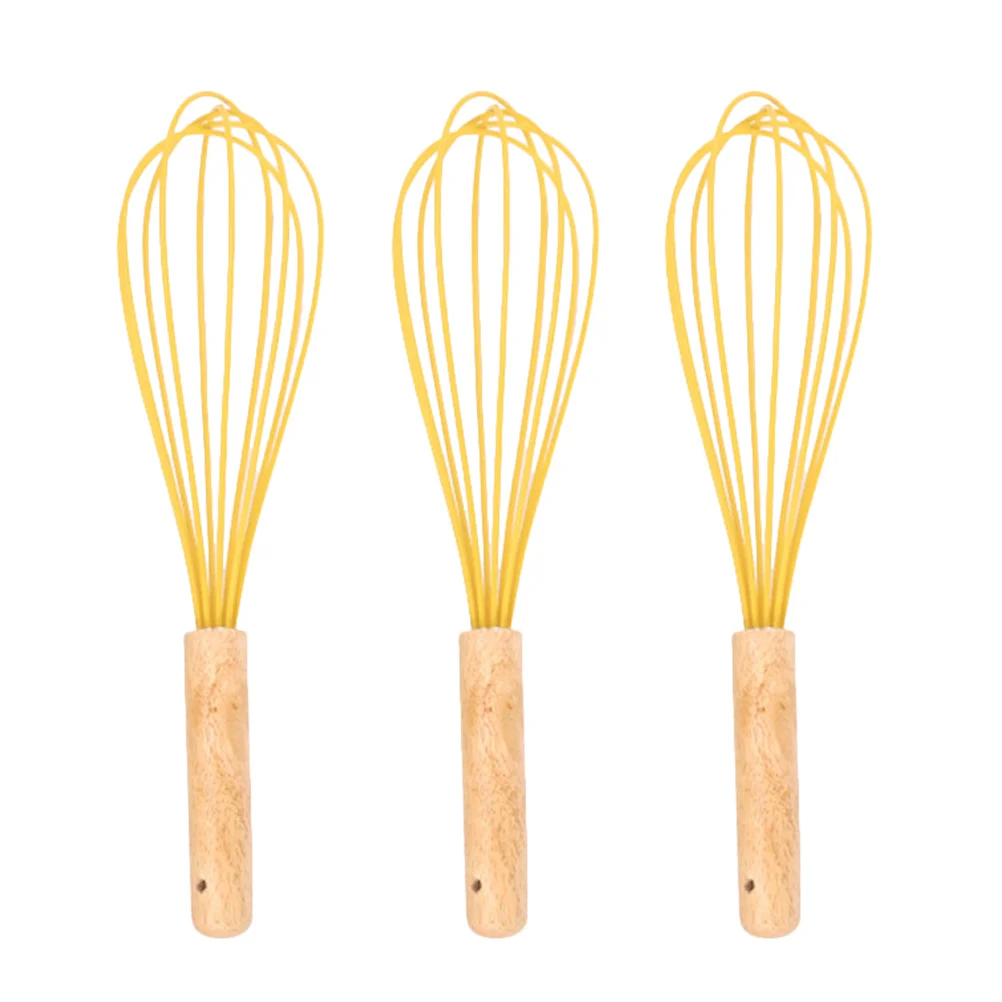 

Whisk Kitchen Hand Wire Mixer Beater Egg Tools Gadget Frother Blending Baking Held Beaters Silicone Manual Balloon Mixers