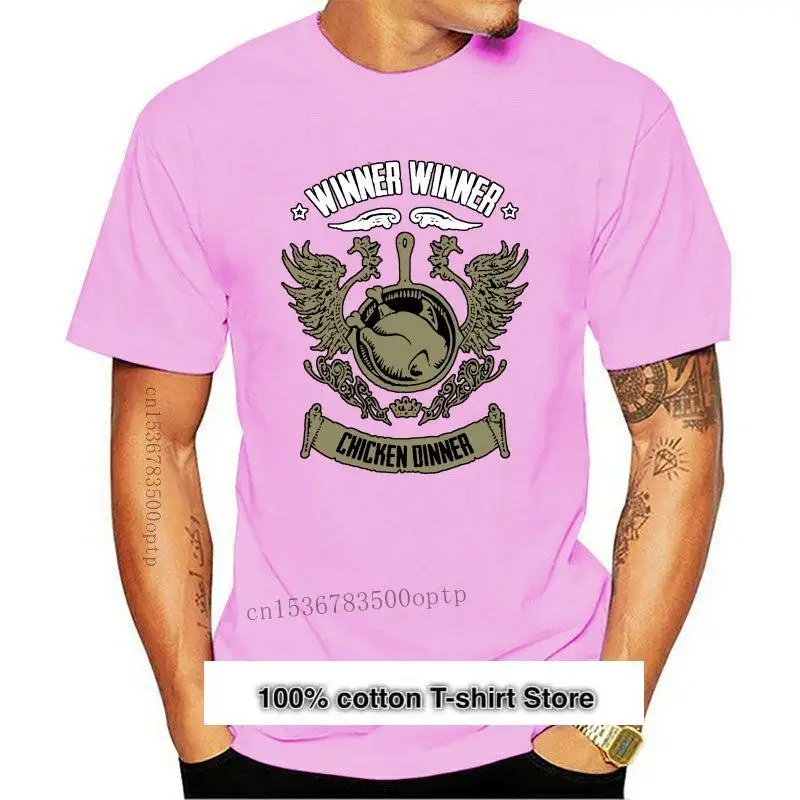 

Camiseta de GANADOR CENA de POLLO para hombre, talla S-2XL, novedad de 2021