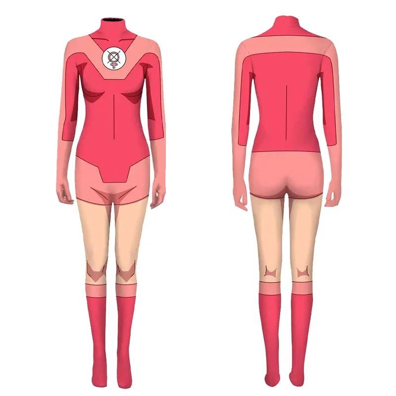 Женский костюм для косплея ATOM EVE взрослых Хэллоуина ролевых игр