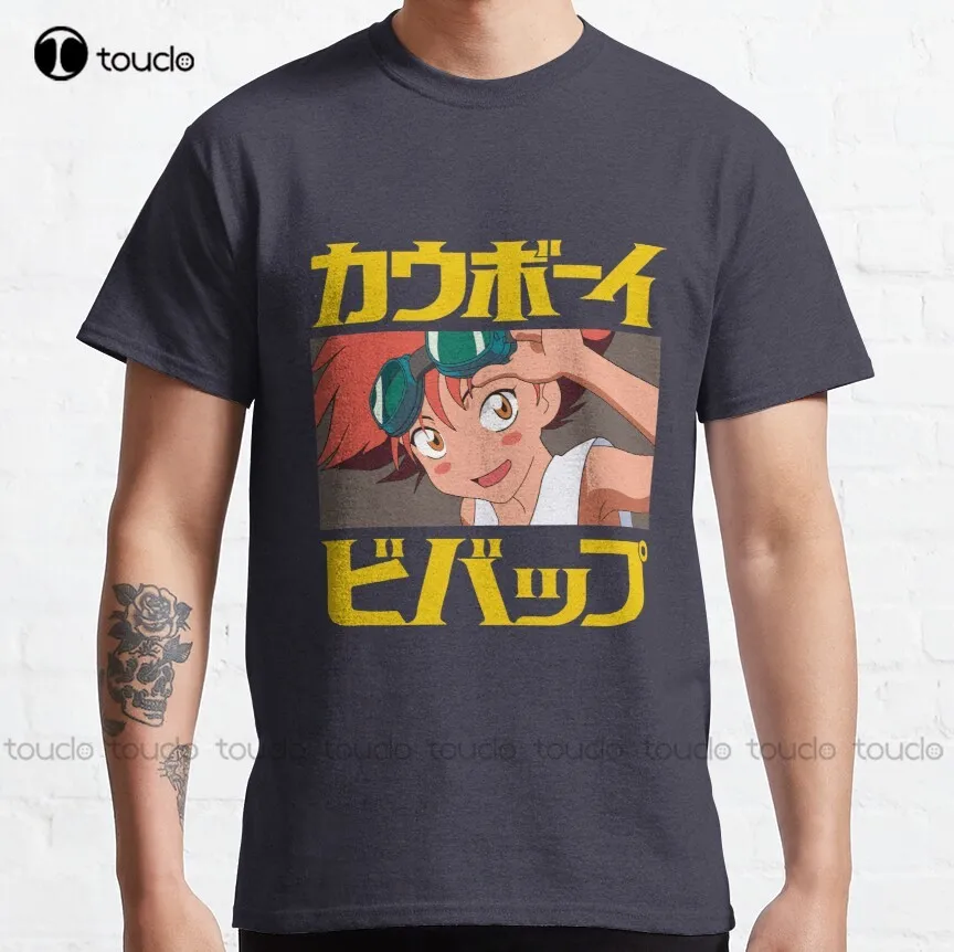 

Ed Cowboy Bebop Classic T-Shirt Boys Tshirts New Popular Creative Funny Shirt Outdoor Simple Vintag Casual T-Shirt Xs-5Xl Retro