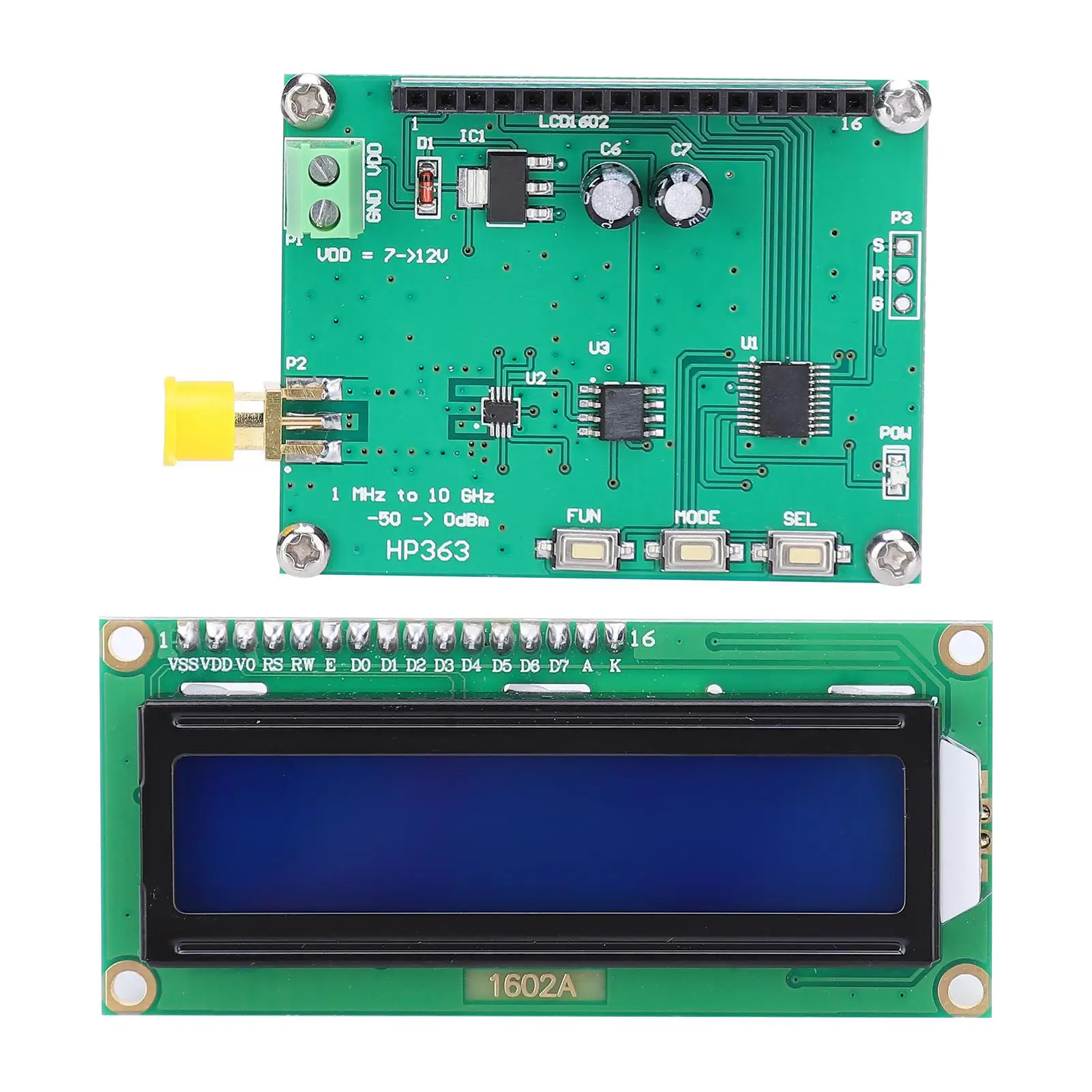 Цифровой ваттметр 1 МГц-10 ГГц для тестирования и мониторинга RF-анализатор