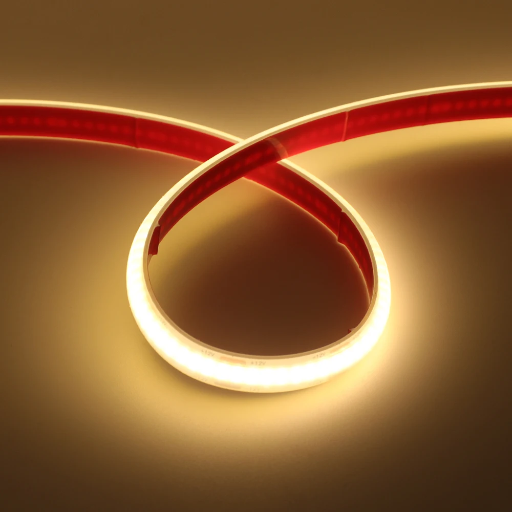 XUNATA IP68 Водонепроницаемая светодиодная лента COB 320 светодиодов/м