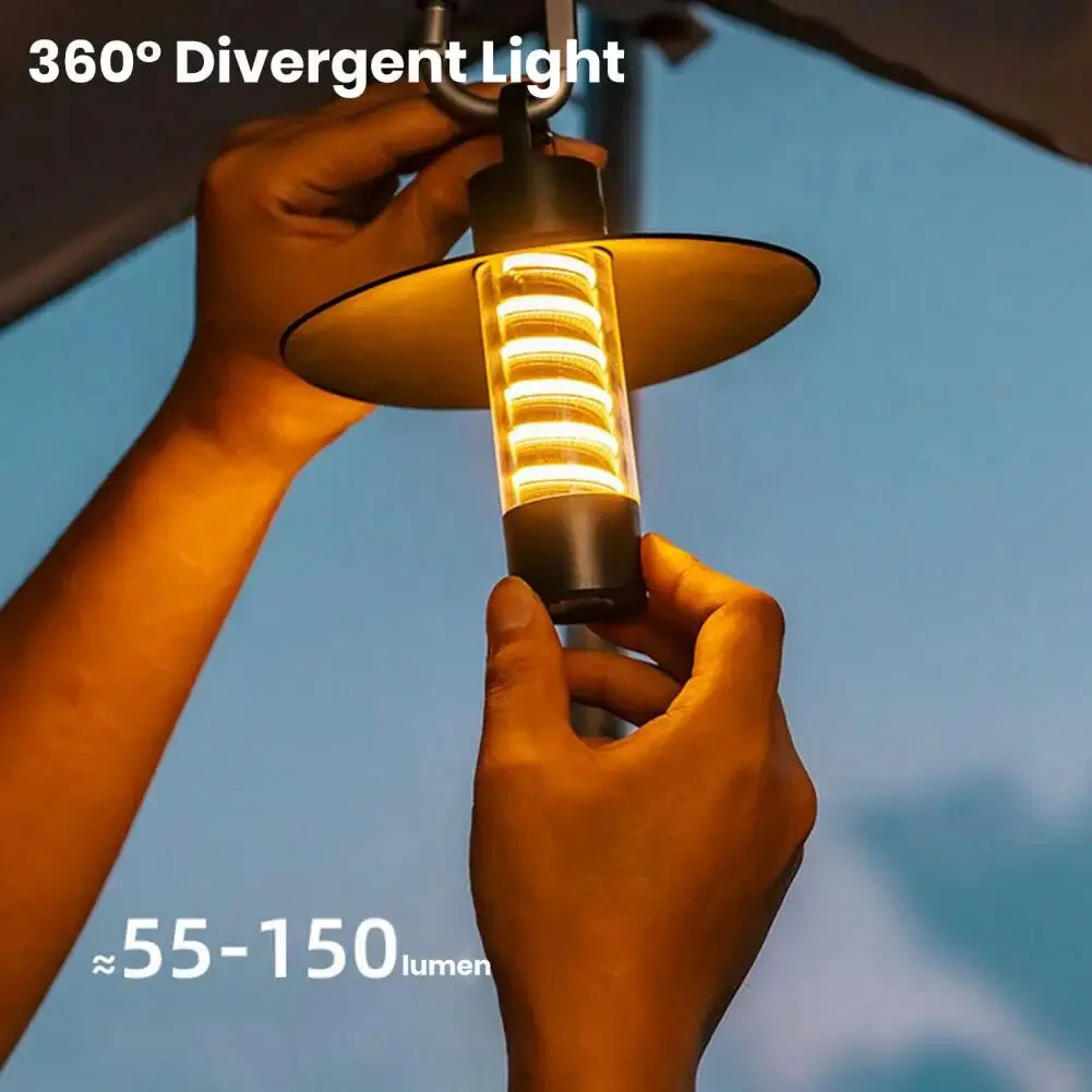 2024 amh USB перезаряжаемая водонепроницаемая палатка внешний фонарик для кемпинга