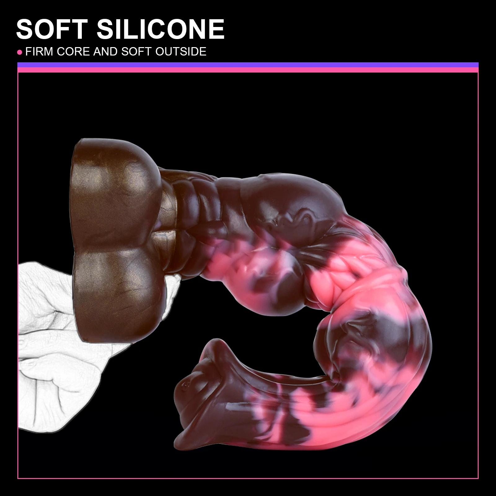 Большой силиконовый фаллоимитатор дешевый многоразовый для мастурбации жидкий