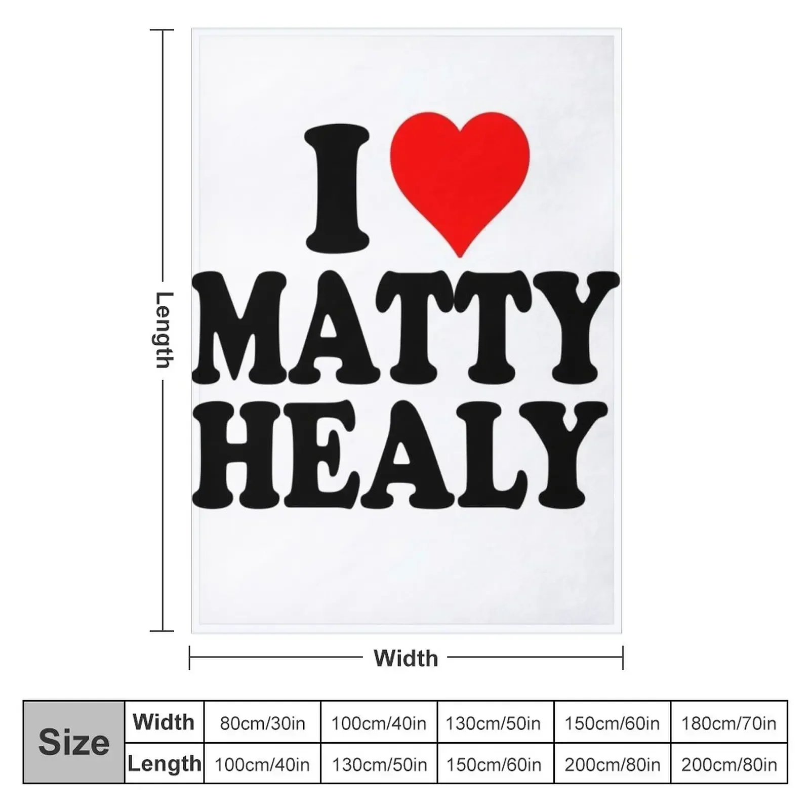 I heart Matty Healy Плед Роскошные одеяла на Хэллоуин