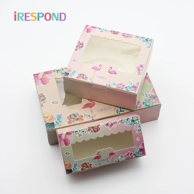 

20/50 шт., подарочные пакеты с фламинго