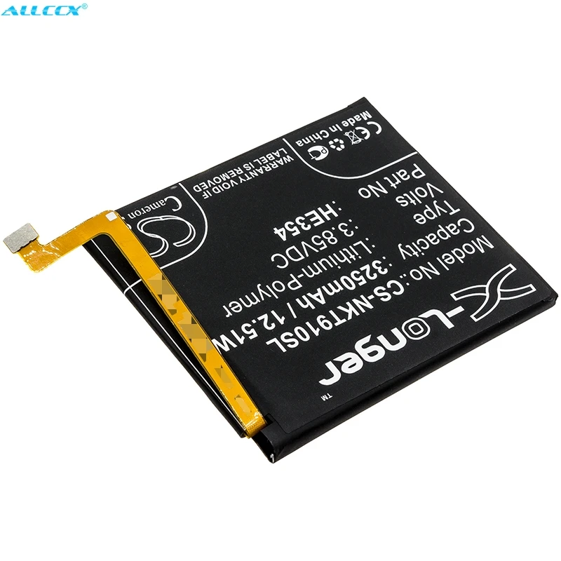 Аккумулятор Cameron Sino 3250 мАч HE354 для Nokia 9 PureView TA-1082 TA-1087