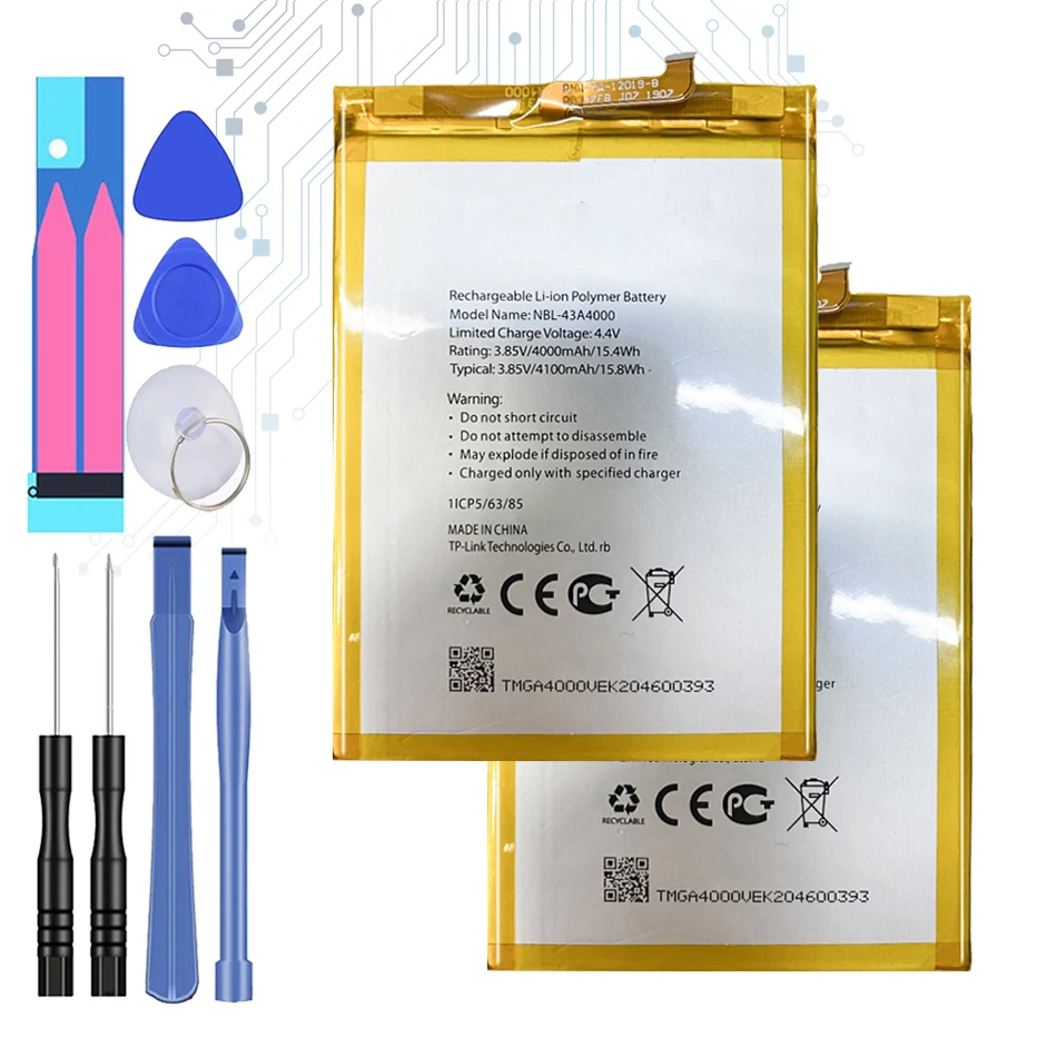 

NBL-43A4000 4100mAh Mobile Phone Battery For TP-Link Neffos X20/X20 Pro TP7071A TP9131A